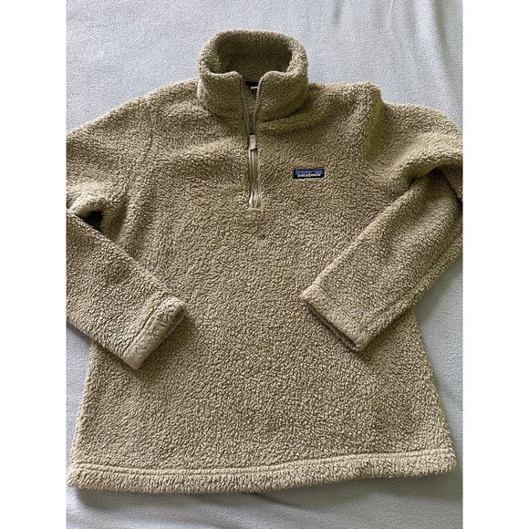 Patagonia Jackets & Blazers - Patagonia Los Gatos Fleece Womens Medium 1/4 Zip Pullover Sherpa Fuzzy FLAW